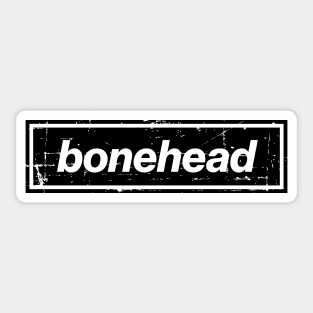 Bonehead - The Mancunian Indie Music Man Sticker